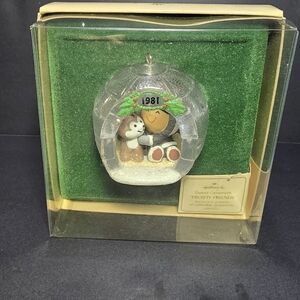 Hallmark Frosty Friends Ornament 1981 Vintage Original Box Igloo 2nd in Series